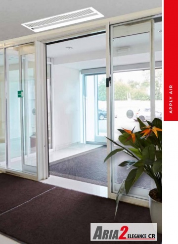 Perdea termica cu alimentare electrica Aria2 Elegance CR Built-in Centrifugal 1500